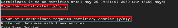 Ký Server Certificate