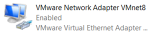 VMware Network Adapter VMnet8 