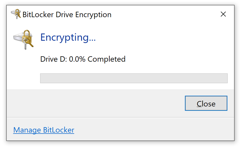 BitLocker Encrypting