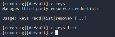 recon-ng keys