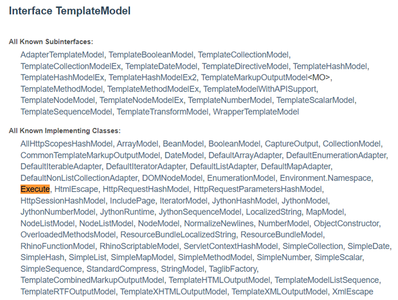 TemplateModel issue